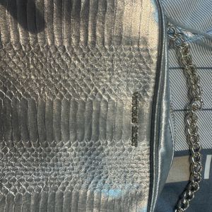 Silver Victoria’s Secret Bag