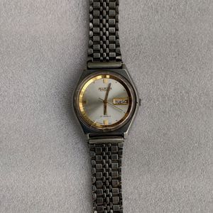 Vintage Allwyn Gold Tone Day-Date Automatic Watch