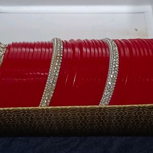 Red Bangle Set