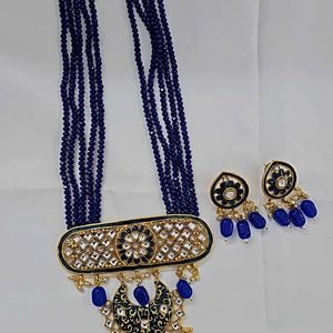 Blue Long Necklace