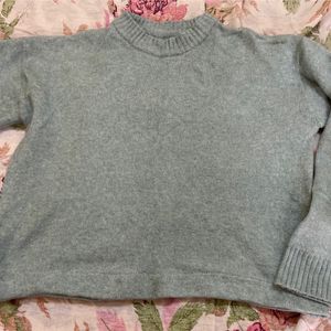 Blue Simple Sweater