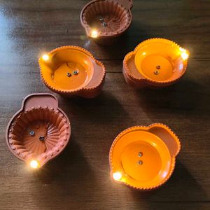 Pack Of 5 Water Diya