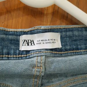 Zara Blue High Rise Denim (Women)