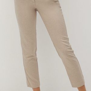 Mango Beige Formal Trousers