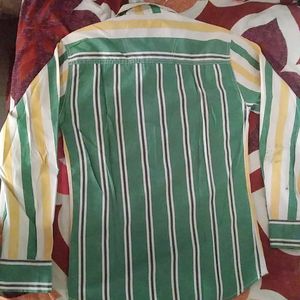 Yellow N Green Line Shirt