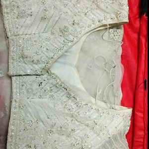 White Bridal Lehenga