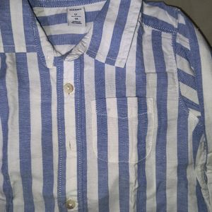 Blue & White Strip Shirt