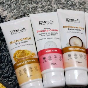 🪄8PcsGlobus Naturals MEGA Facewash Combo🤩