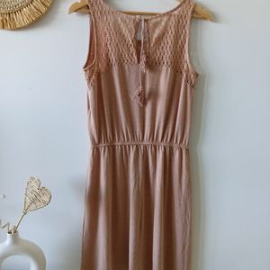 Vero Moda Aesthetic Blush Nude Dress