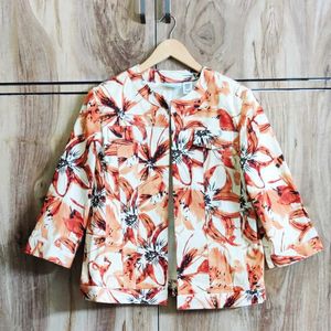 Light Brown Printed Coat Size-36-38