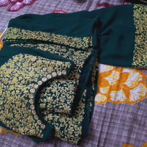 Beautiful Dark Green Suit Set