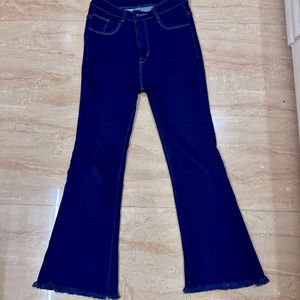 Blue Bootcut Jeans