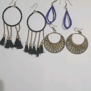 Earings Combo 3 Pairs