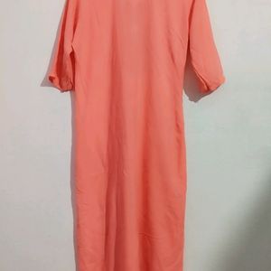 Peach Colour Kurti