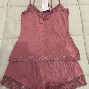 HunkemollerMesh Dot Camisole & Shorts Set