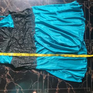 Klamotten Turquoise Blue Babydoll