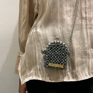 Beaded Bag Sterling