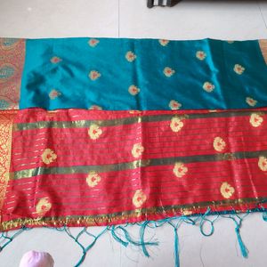 New Festive Wear Saree With Blouse