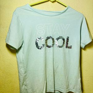 A Sky blue T-shirt