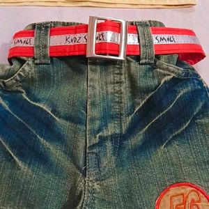 Denim Jacket Suit For Boy