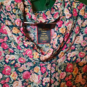 Lee Cooper Floral Print Top