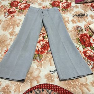 High Waist Grey Trousers