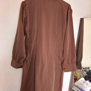 Brown Shirt Dress Latest Design