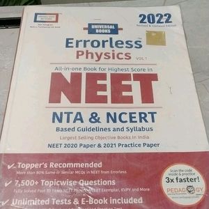 Errorless NEET All Books