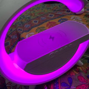 Led Wireless Charging Speaker (7 Colours Selection