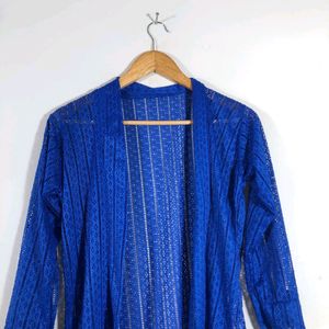 Royal Blue Long Coat(Women's)