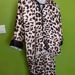 Animal Print Coord Set New With Tag