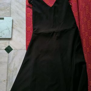 Silver Strings Black Frock