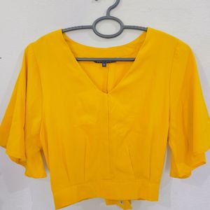 Yellow Crop Top