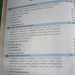 Science Chemistry Book For Class 9 Student