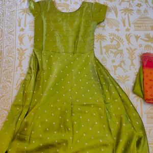 Green Kurta Set