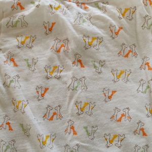 Cream Printed Toddler (Girls)