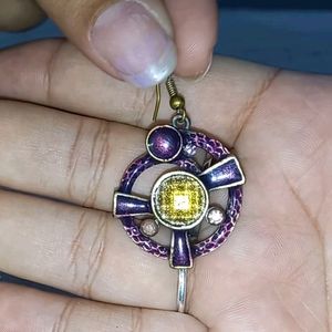 Purple Color Necklace