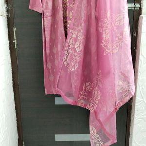 New Unused Jamdani Suit Organza Dupatta