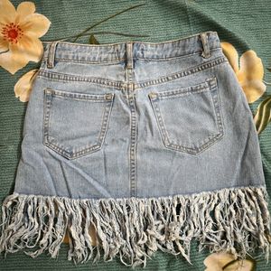 Mini Denim Skirt