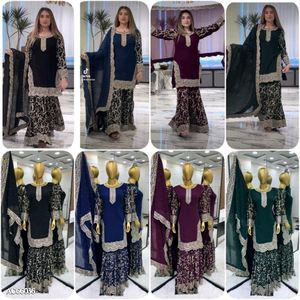 Beautiful Sharara Pakistani set  All Size