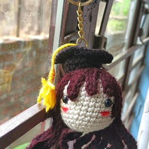 Graduation Doll 🎓 Crochet Keychain