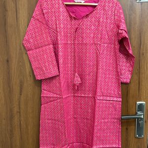 Stylish Pink Kurta For Women