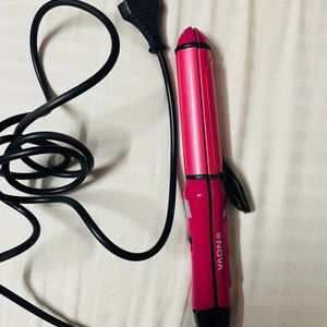 2 In 1 Hair Curler And Straightener