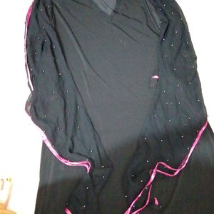 Black Full Bhurqa Long Sleeve