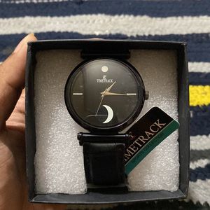 Timetrack Leather Watch