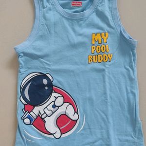 Sleeveless Kids T Shirt