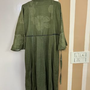 Green Woollen Dress