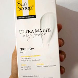 Sunscoop Ultra Matte Sunscreen
