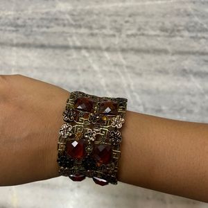 Brown Colour Antique Kada For Party Wear