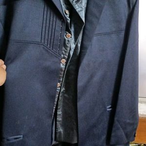 stitched Blazer and waist coat with cover and hanger